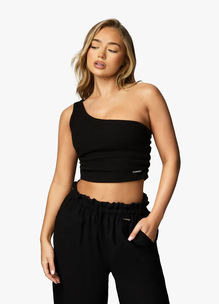 Shapetive Asymmetric Crop - Black - Shapetive