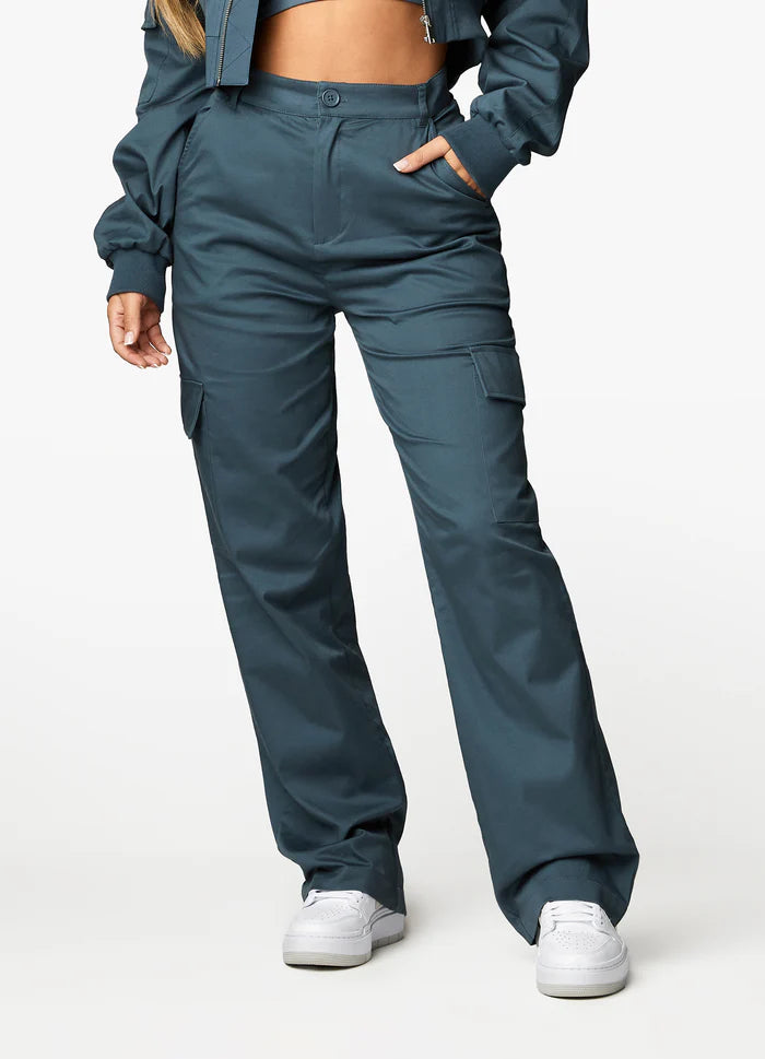 Shapetive Woven Cargo Pant - Storm Blue - Shapetive