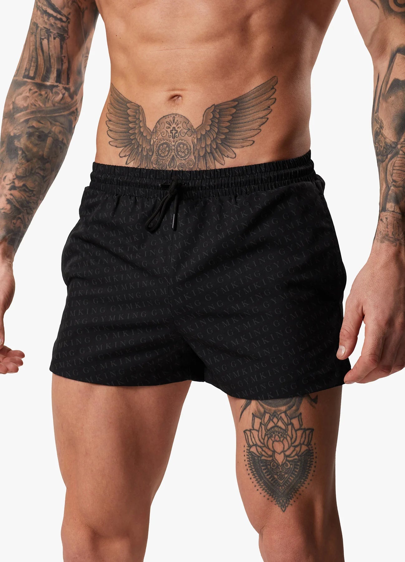 Shapetive Marina AOP Swimshort - Black AOP