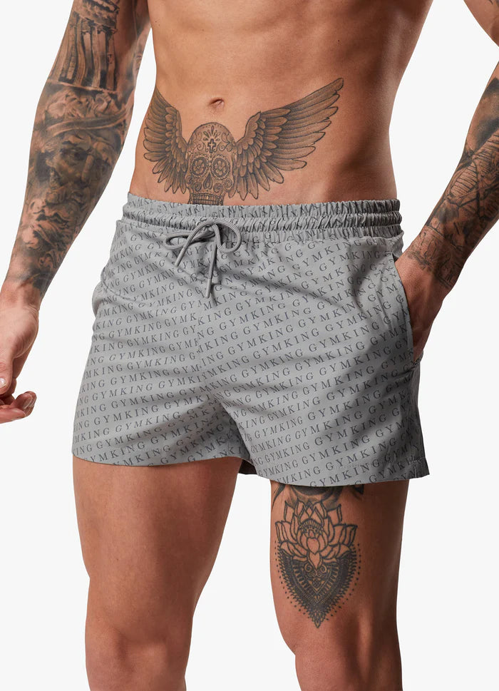 Shapetive Marina AOP Swimshort - Grey AOP