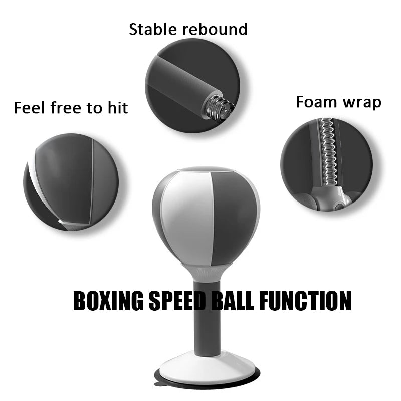 Desktop Boxing Reflex Ball Sit-up - Shapetive